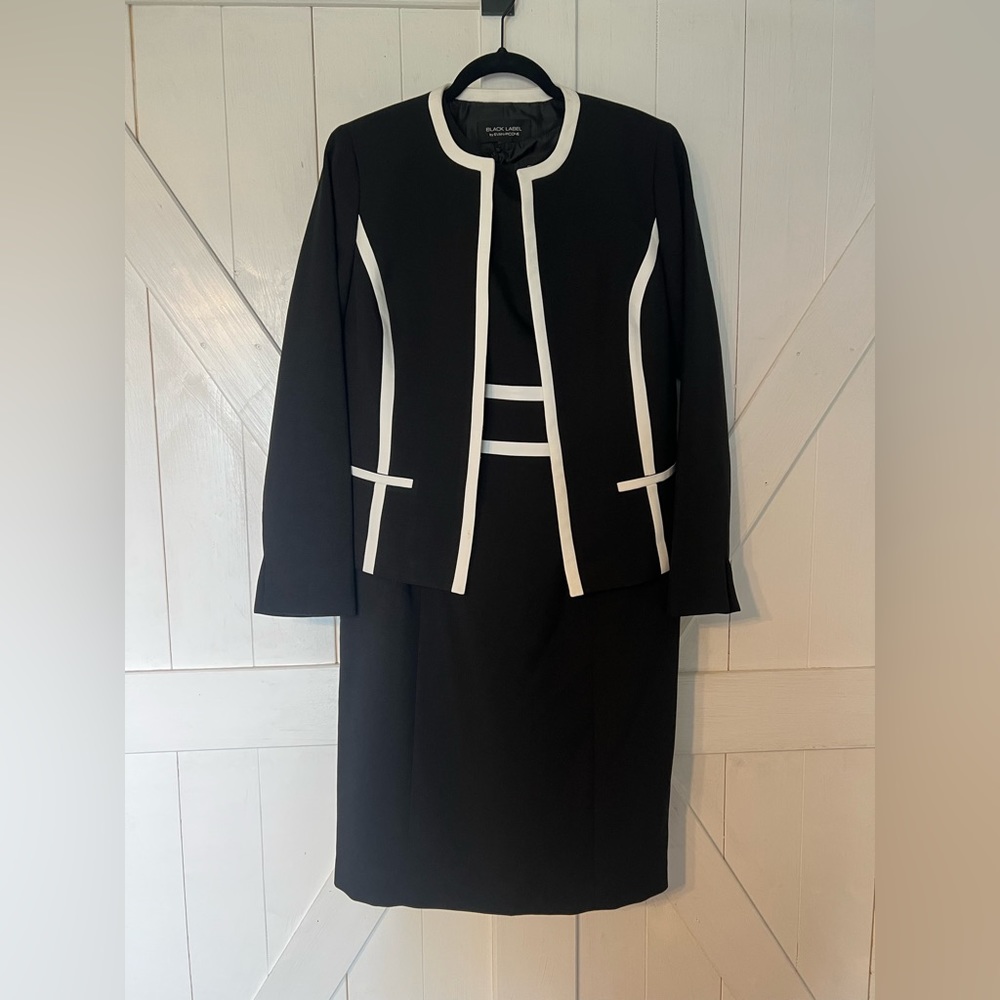 Black Label dress and jacket set